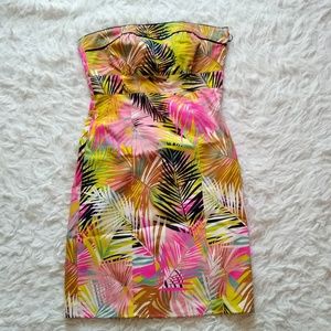 H&M Tropical Bodycon Dress